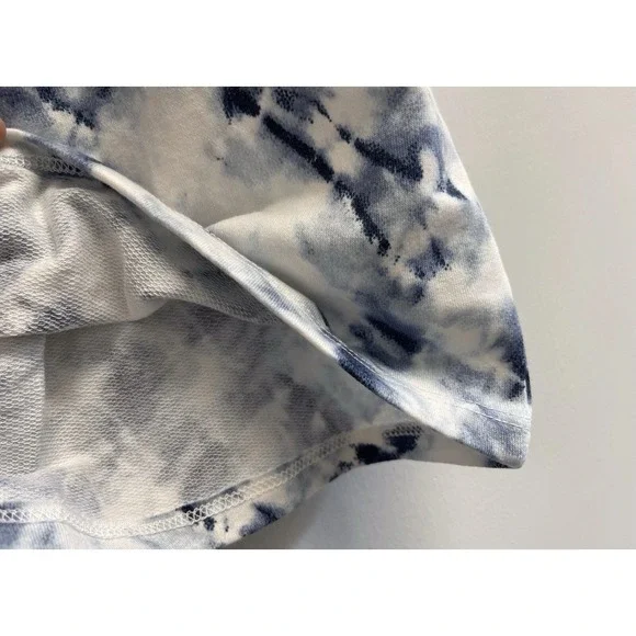 NEW Lucky Brand Women's XXL 3-Pc Pajama Set T-shirt Joggers Shorts Blue Tie Dye - Picture 10 of 14